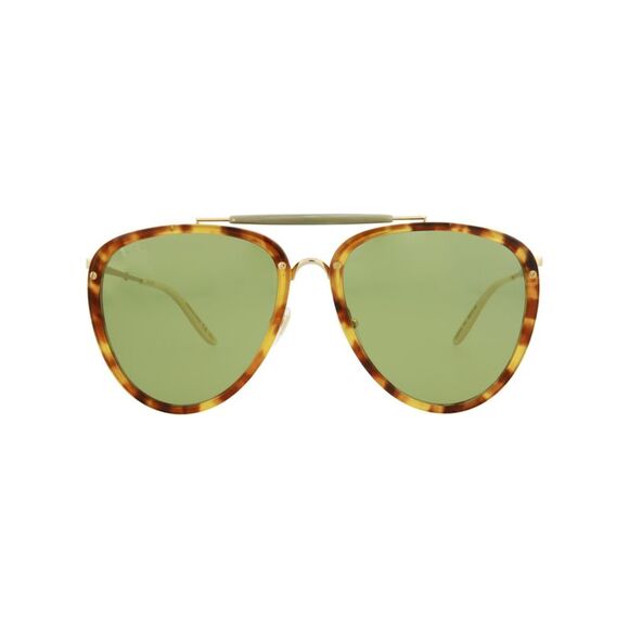 Gucci Aviator-Frame Acetate Sunglasses Mens - Picture 1 of 6